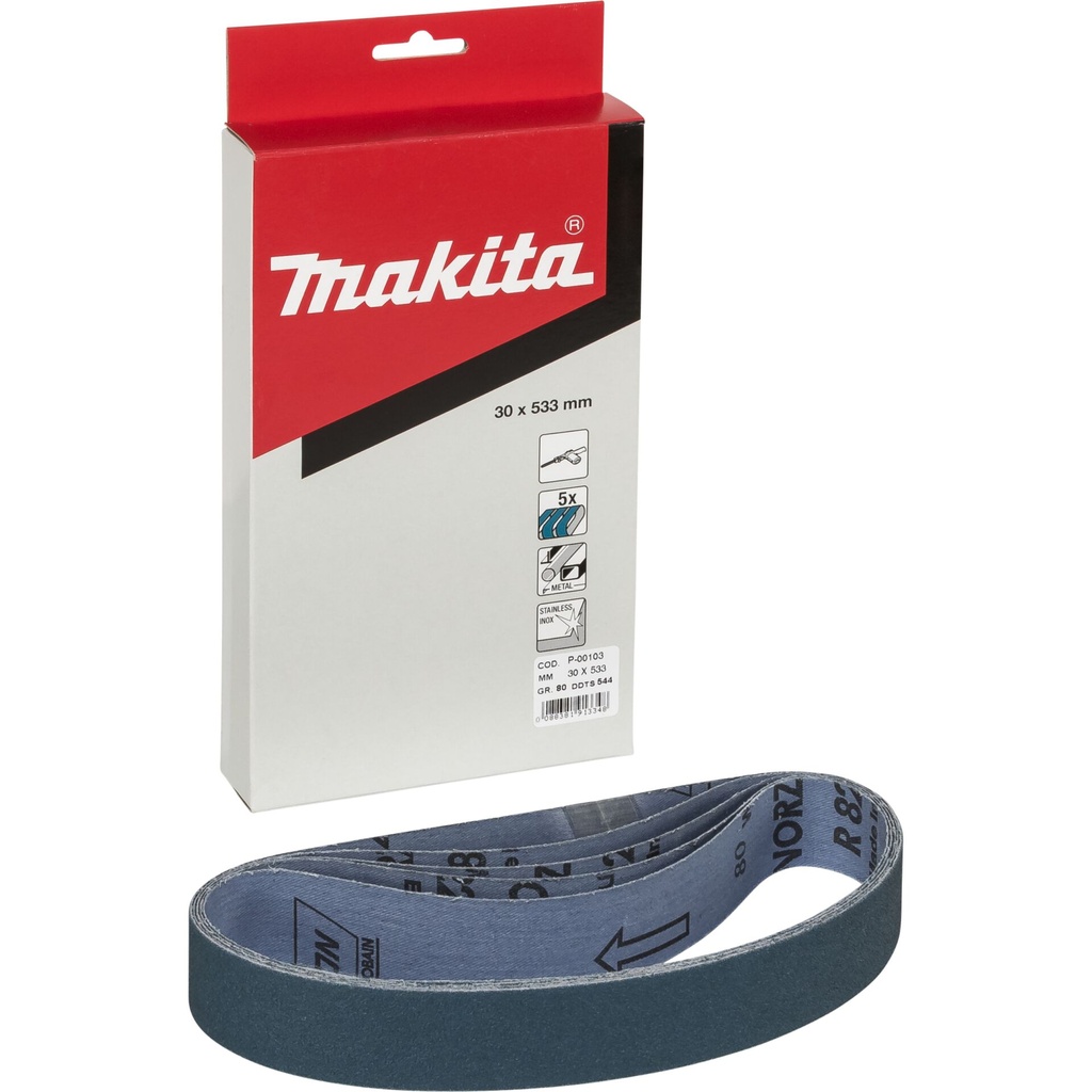 Makita Schleifband 30x533mm K80