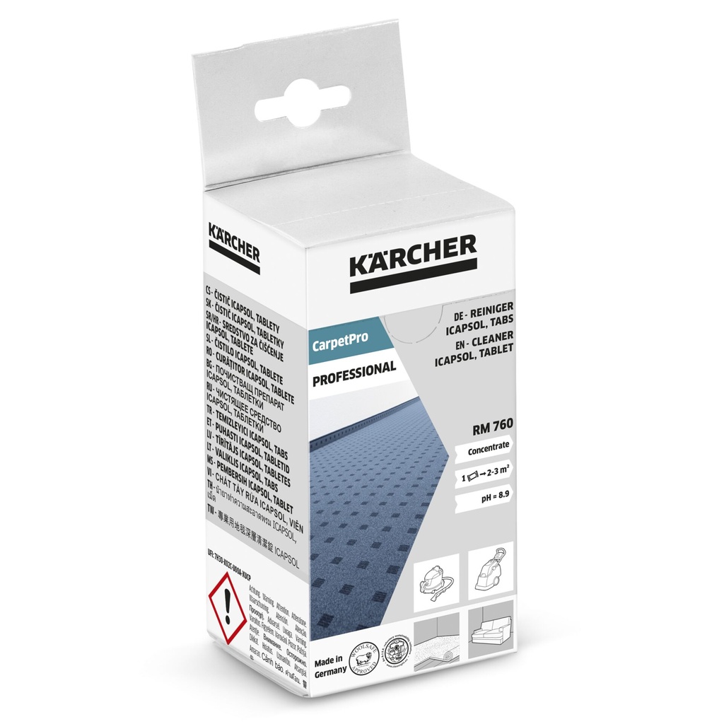 Kärcher  CarpetPro Teppich- reiniger RM 760 Tabs, 16 Tabs