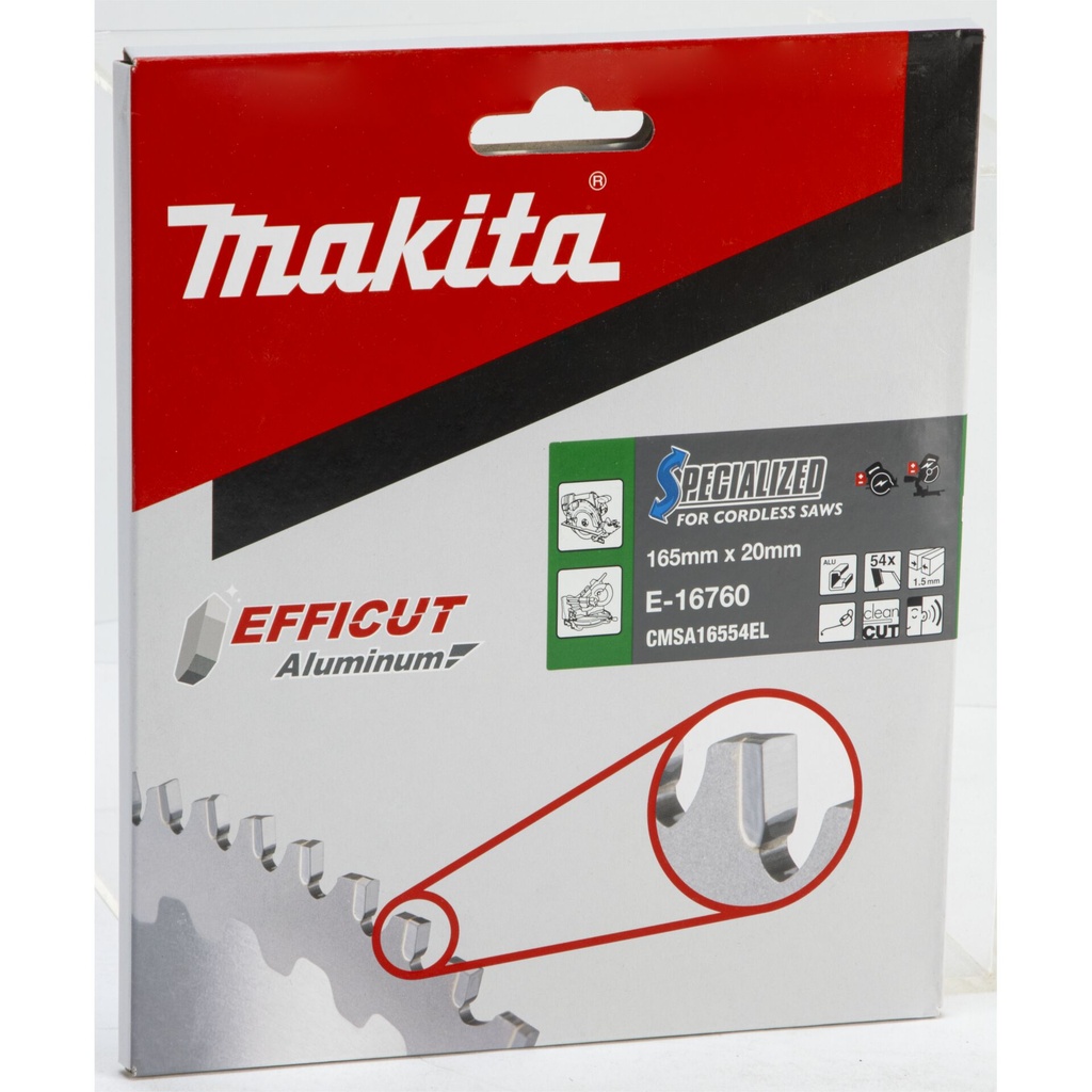 Makita EFFICUT Sägeb. 165x20x54