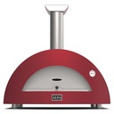 Alfa Forni Moderno 3 Pizze Wood red