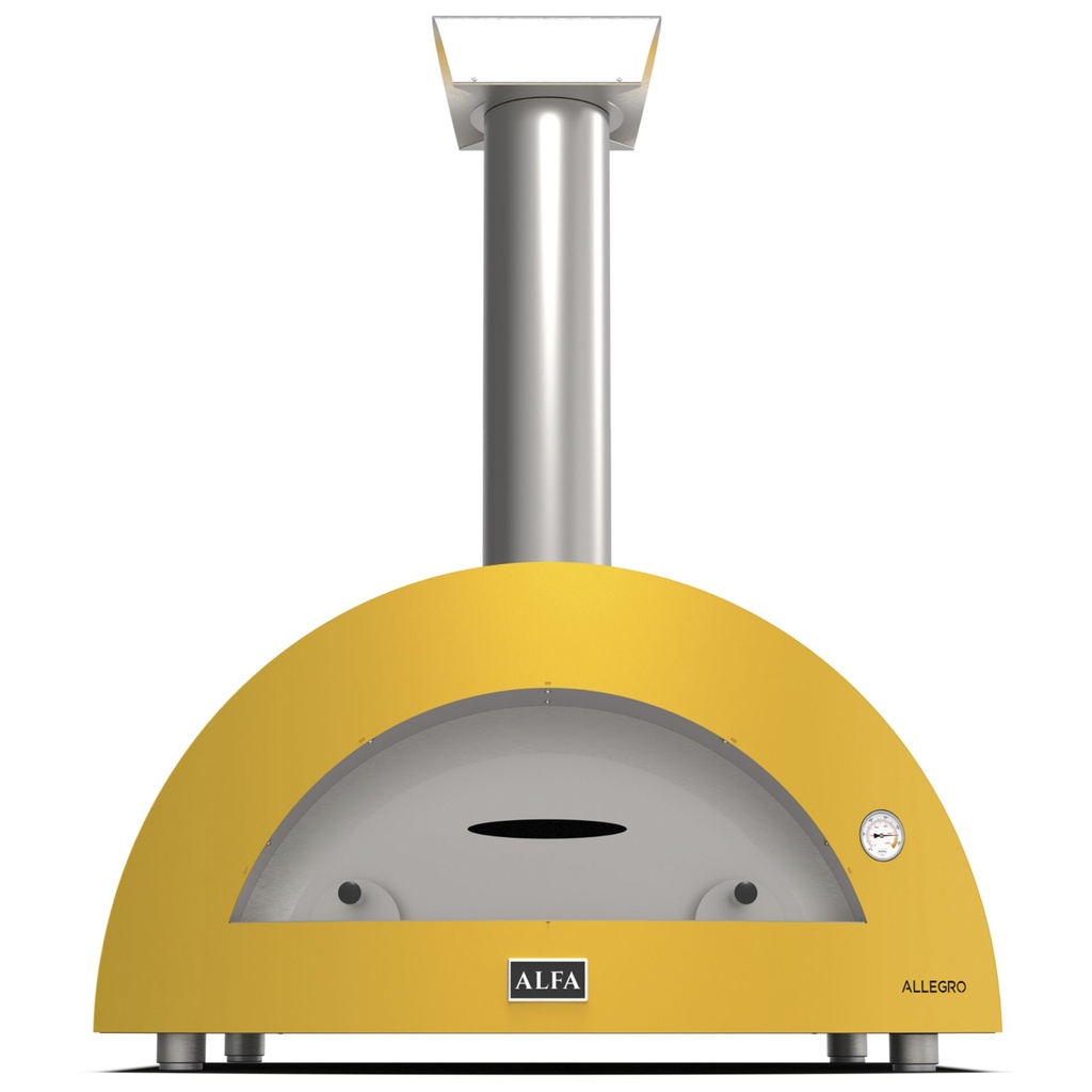 Alfa Forni Moderno 5 Pizze Wood Yellow