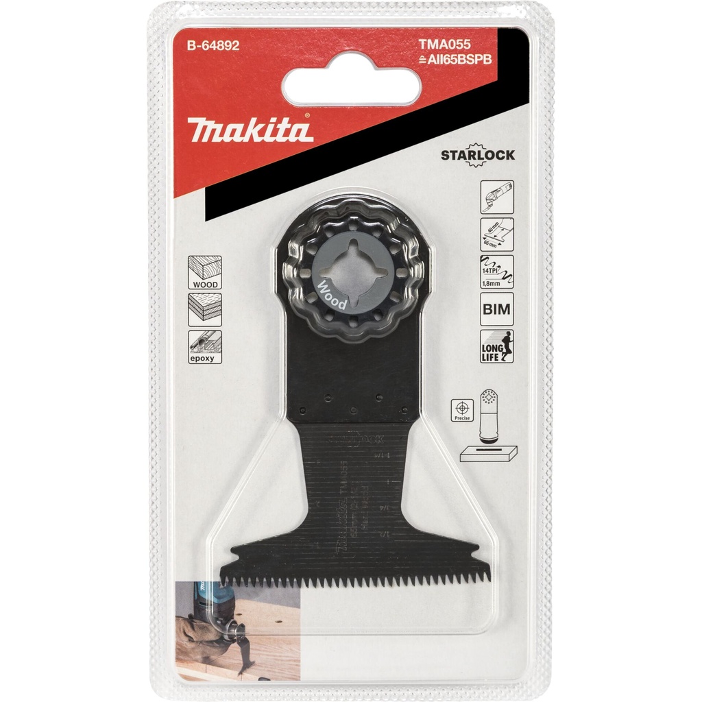 Makita Plunge Cut Blade 65 BIM TMA55