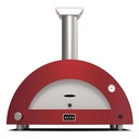 Alfa Forni Moderno 3 Pizze Hybrid antique red