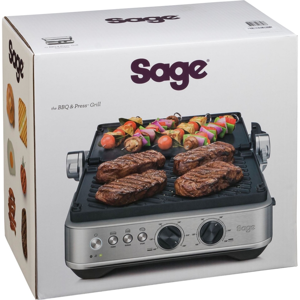 Sage the BBQ & Press Grill stainless steel