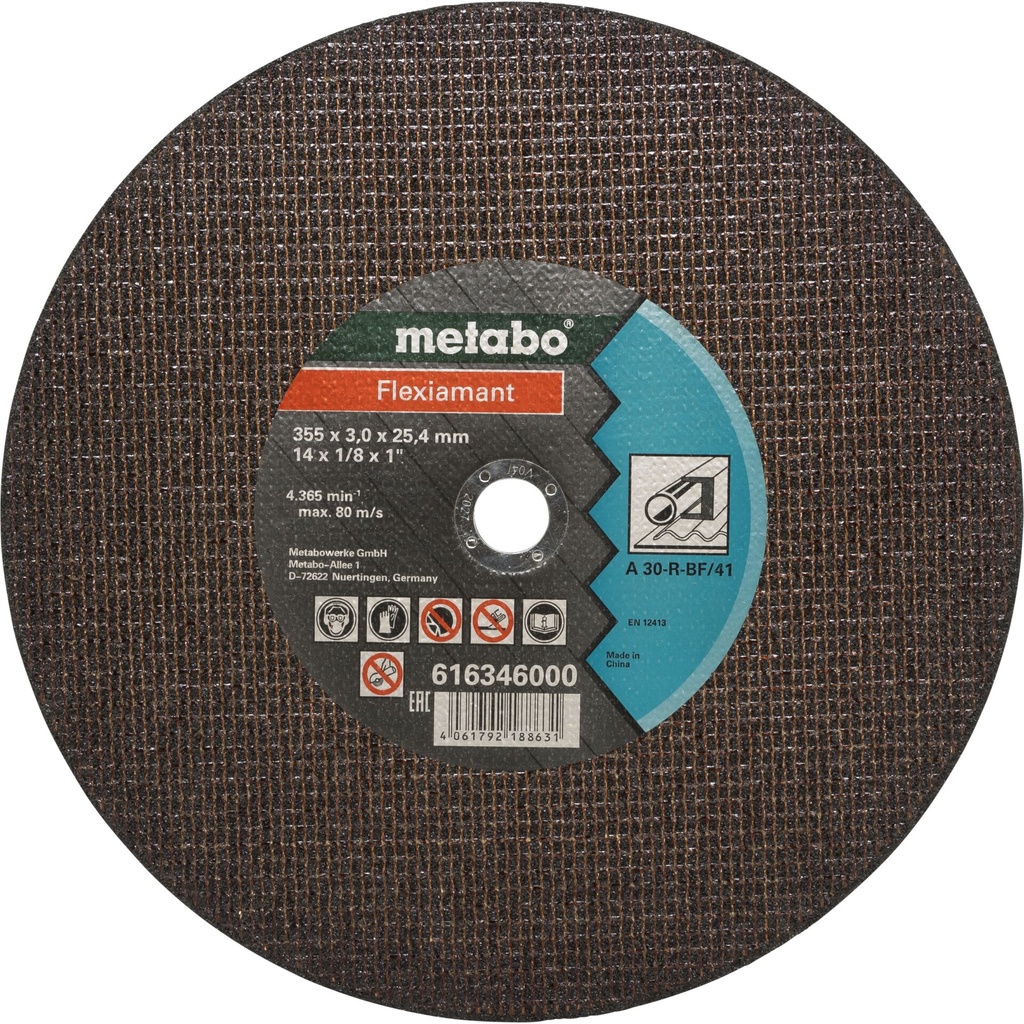 Metabo Flexiamant 355x 3,0 x 25, 4 mm steel