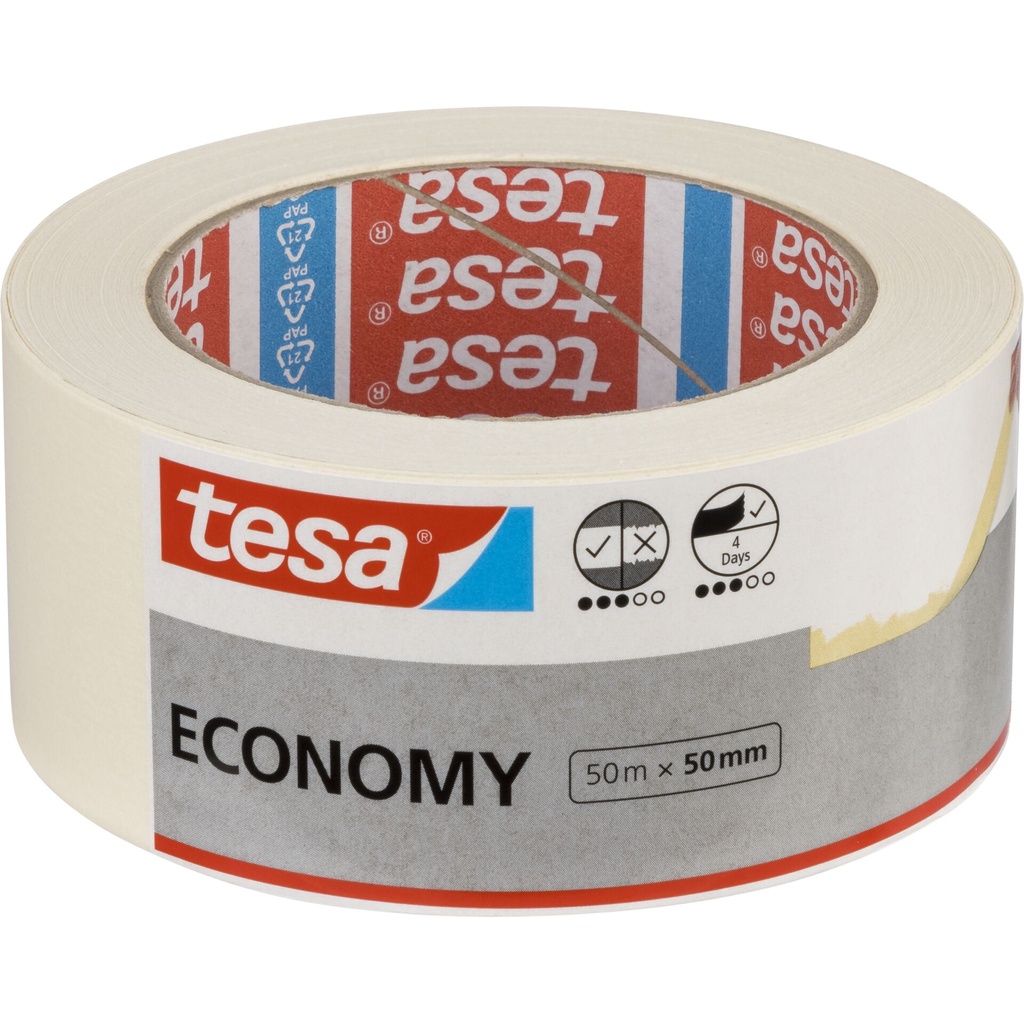 Tesa Masking Tape 50m x 50mm general-purpose beige 05288
