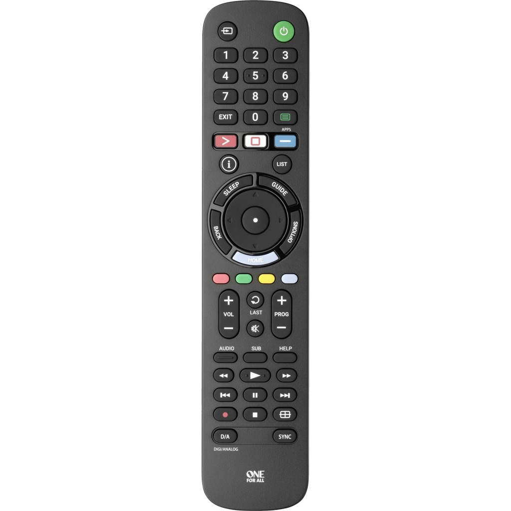 One for All Sony 2.0 Replacement Remote      URC 4912