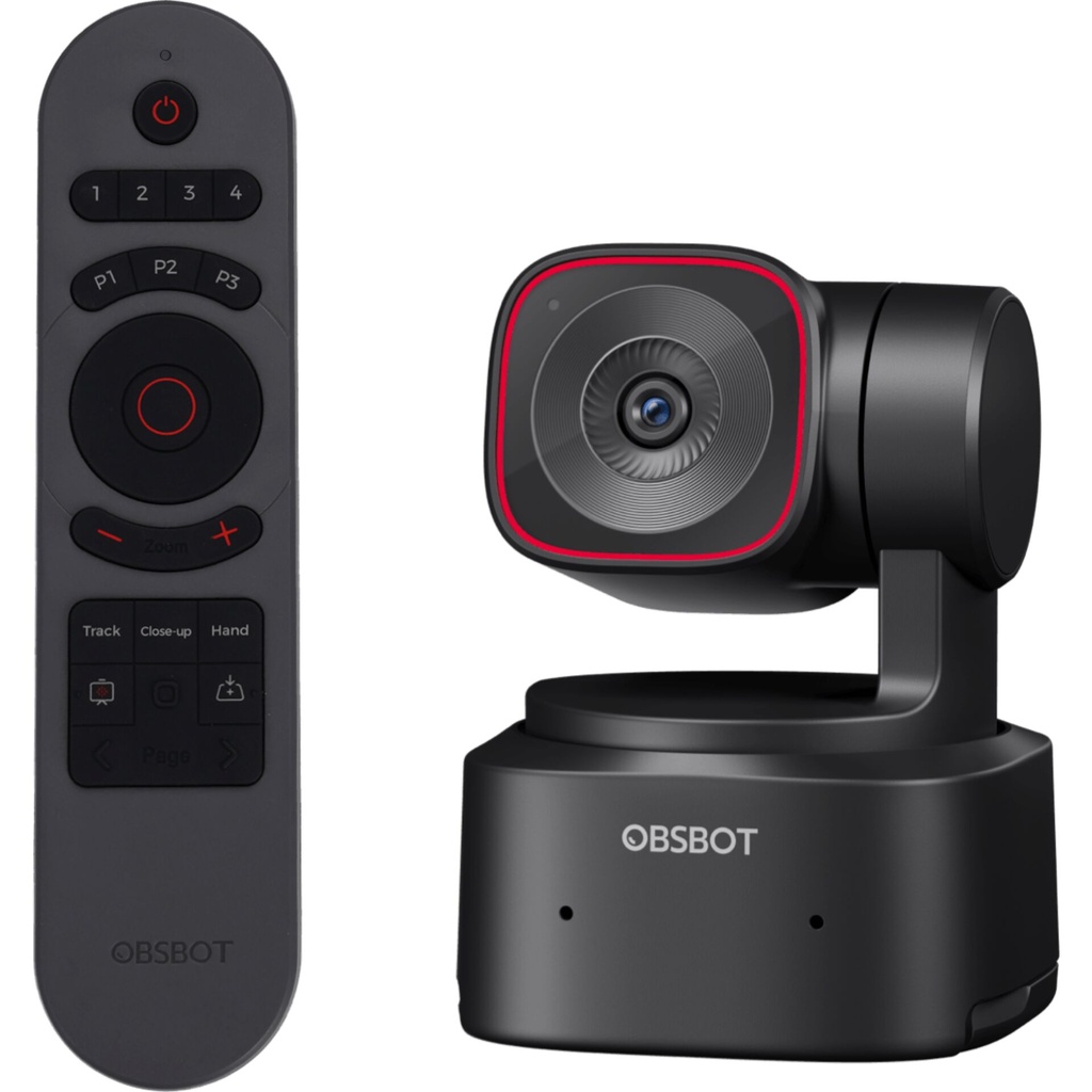 OBSBOT Tiny 2 Lite Remote Combo PTZ Webcam
