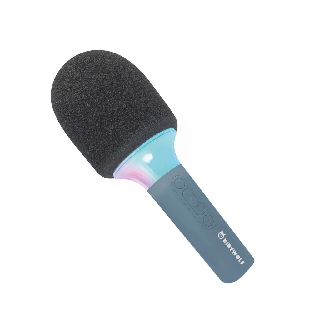 Kidywolf Microphone Bluetooth with Light blue