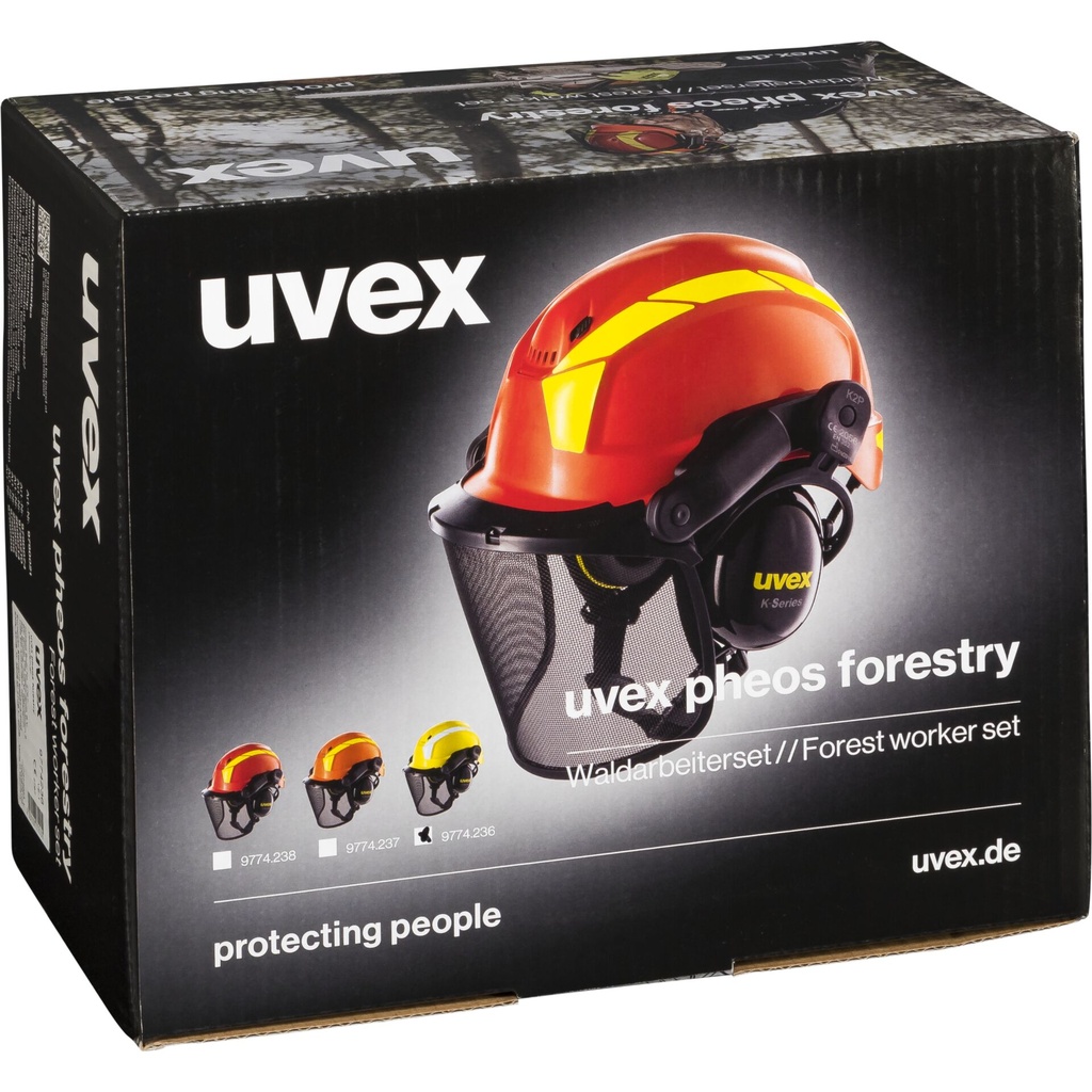 uvex Waldarbeiterset gelb