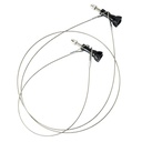 Mantona Safety Line Set Stainless Steel 40cm + 100cm