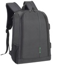 Rivacase 7490 Green Mantis Kamera Rucksack schwarz