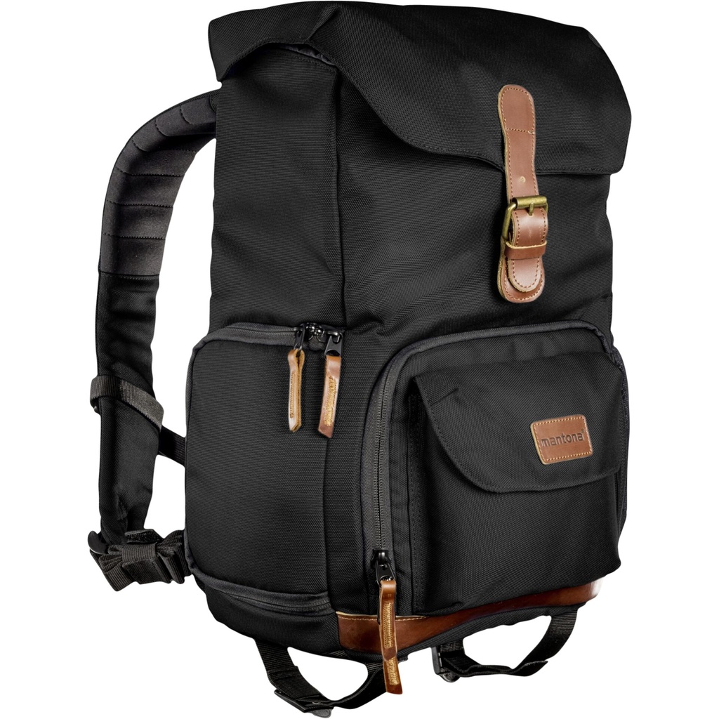 Mantona Photo Backpack Luis junior black Retro