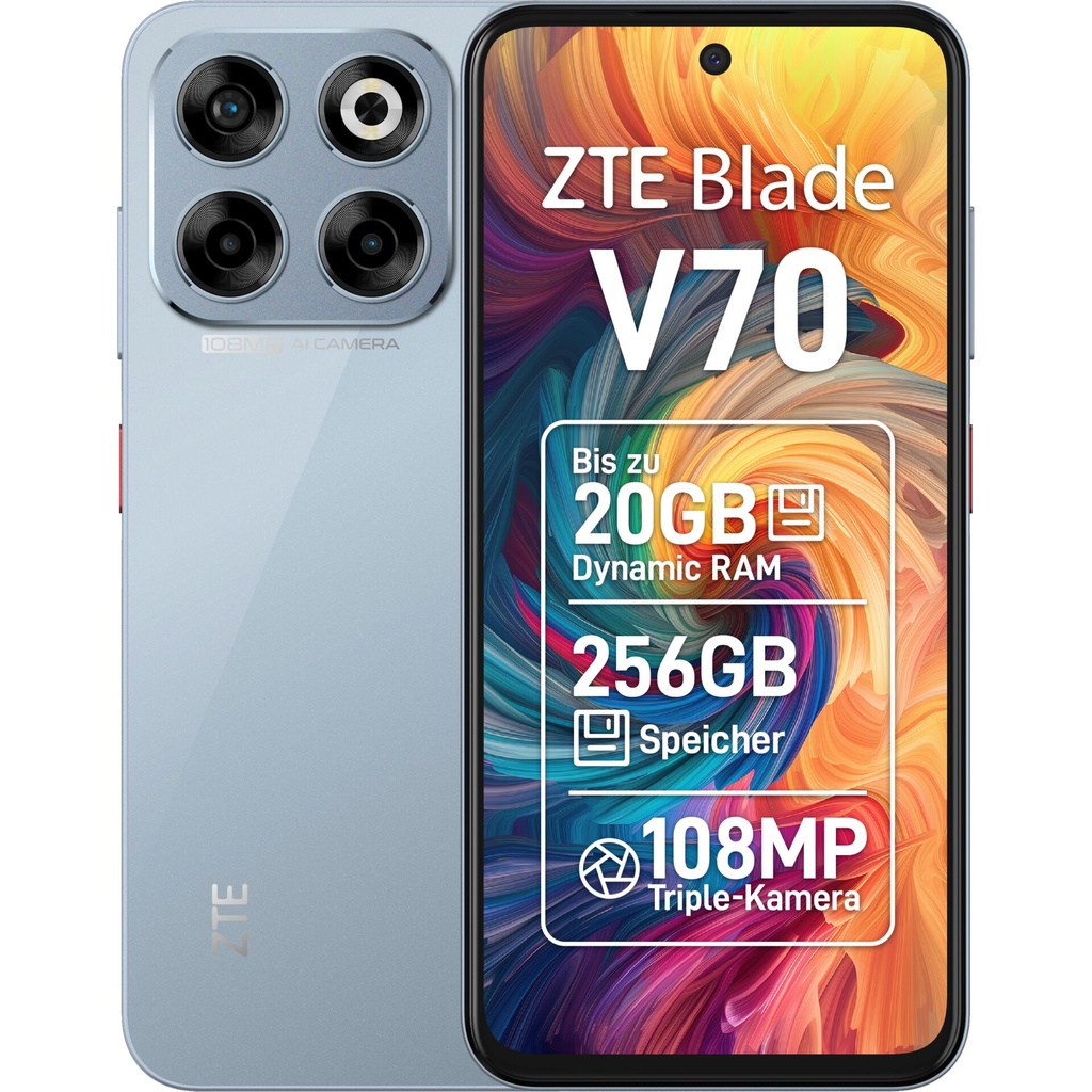 ZTE Blade V70 stardust gray