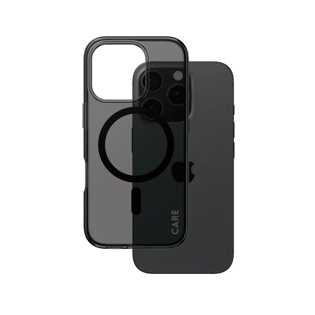 CARE by PanzerGlass Flagship Case Smokey BK MagSafe iP 16 Pro