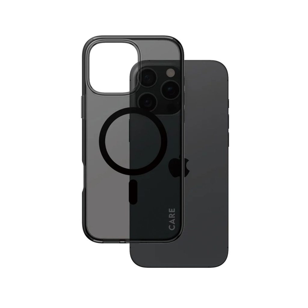 CARE by PanzerGlass Flagship Case Smokey BK MagSafe iP 16 P M