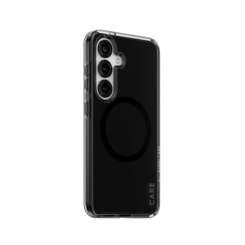 CARE by PanzerGlass Case Urban Combat Smokey Black Qi S25