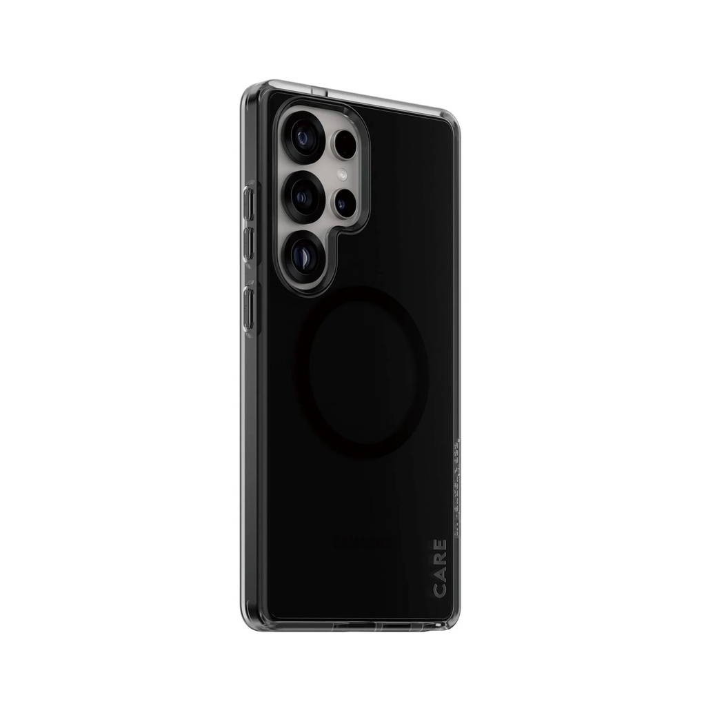 CARE by PanzerGlass Case Urban Combat Smokey Black Qi S25 U