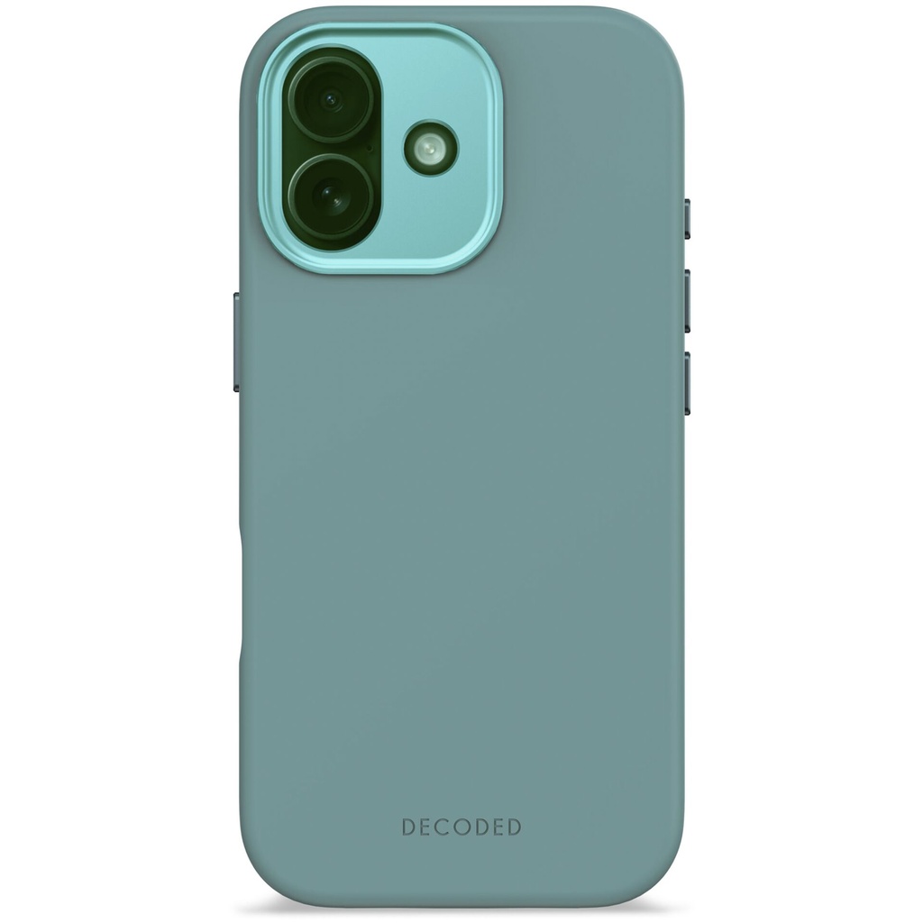 Decoded AntiMicrobial Silicone Backcover iPhone 17 Retro Blue