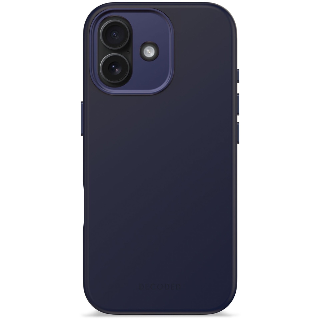 Decoded AntiMicrobial Silicone Backcover iPhone 17 True Navy