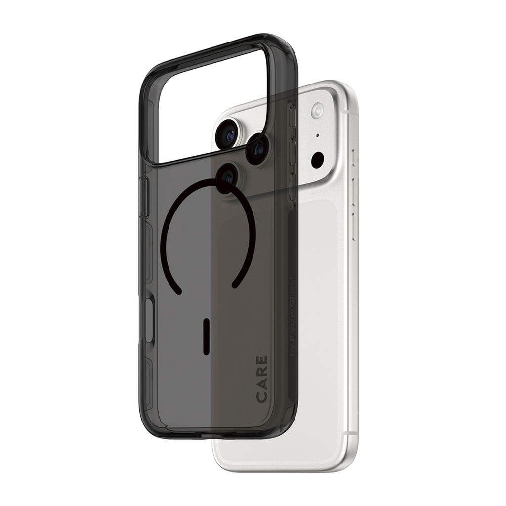 CARE by PanzerGlass Case Urban Expl Smokey BK MagSafe iP 17 P M