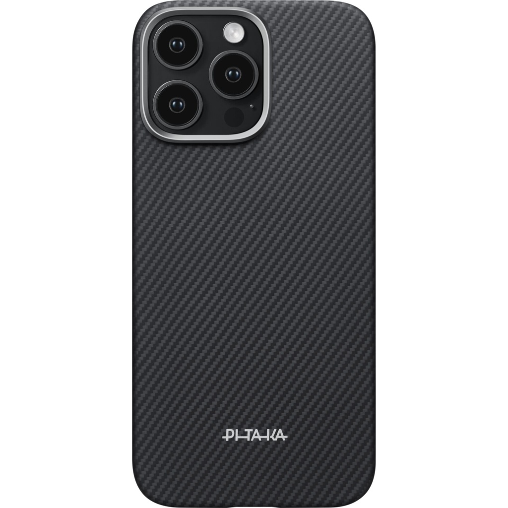 Pitaka MagEZ Case 6 600D for iPhone 16 Pro Black/Grey Twill