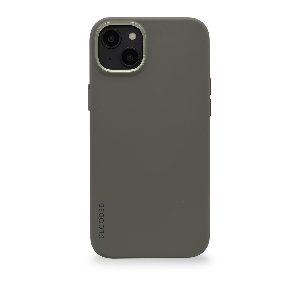 Decoded AntiMicrobial Silicone Backcover iPhone 14 Plus Olive