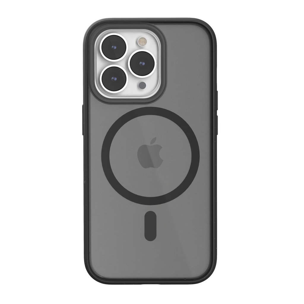 Woodcessories Clear Case MagSafe Matte Black iPhone 14 Pro