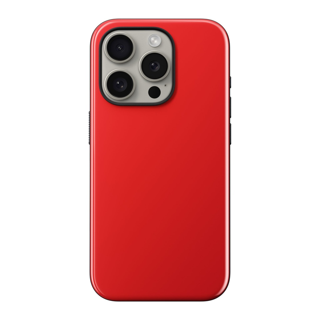 Nomad Sport Case iPhone 15 Pro Night Watch Red