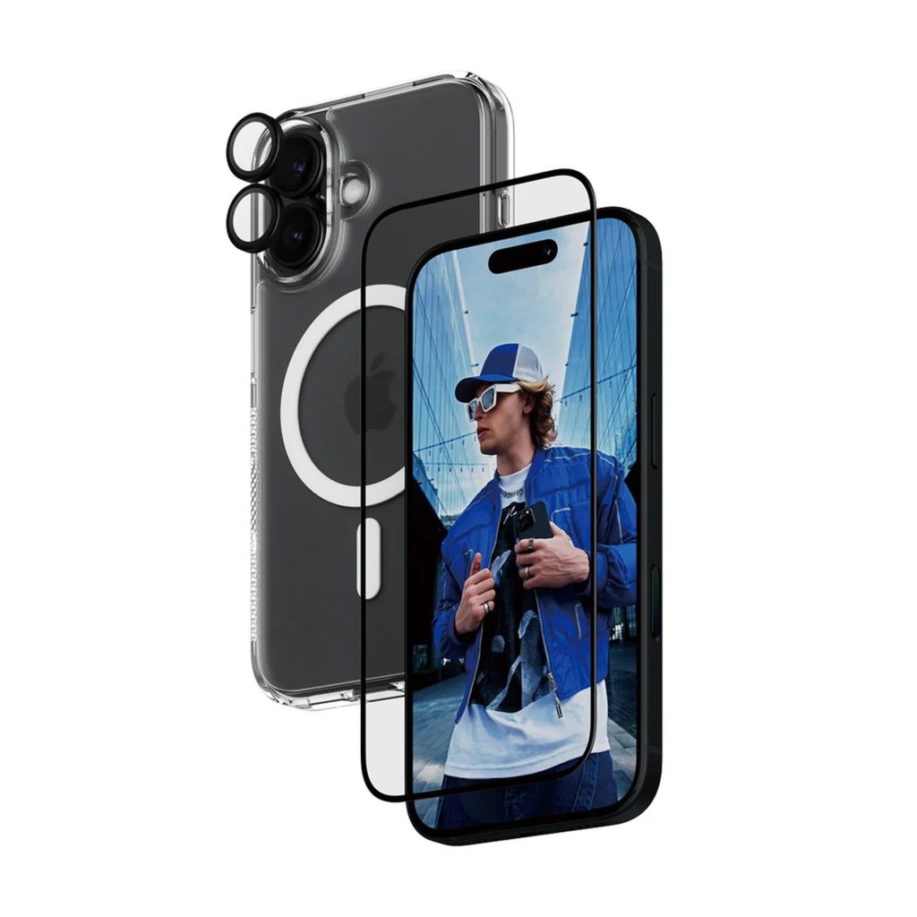 PanzerGlass 3-in-1 Protection Bundle iPhone 16