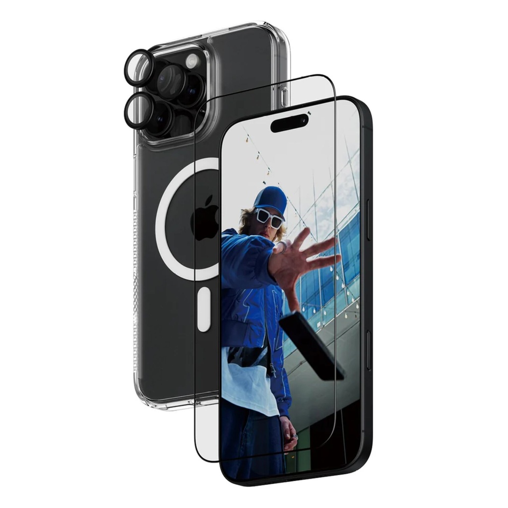 PanzerGlass 3-in-1 Protection Bundle iPhone 16 Pro Max