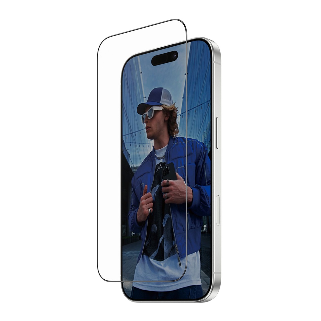 PanzerGlass iP 17 / 16 Pro UWF Fastfit with Black Frame
