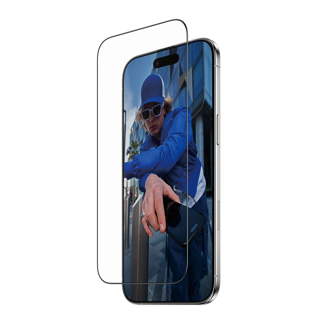 PanzerGlass iP 17 Air UWF Fastfit with Black Frame