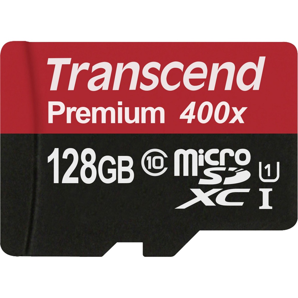 Transcend microSDXC        128GB Class 10 UHS-I 400x + SD Adapter