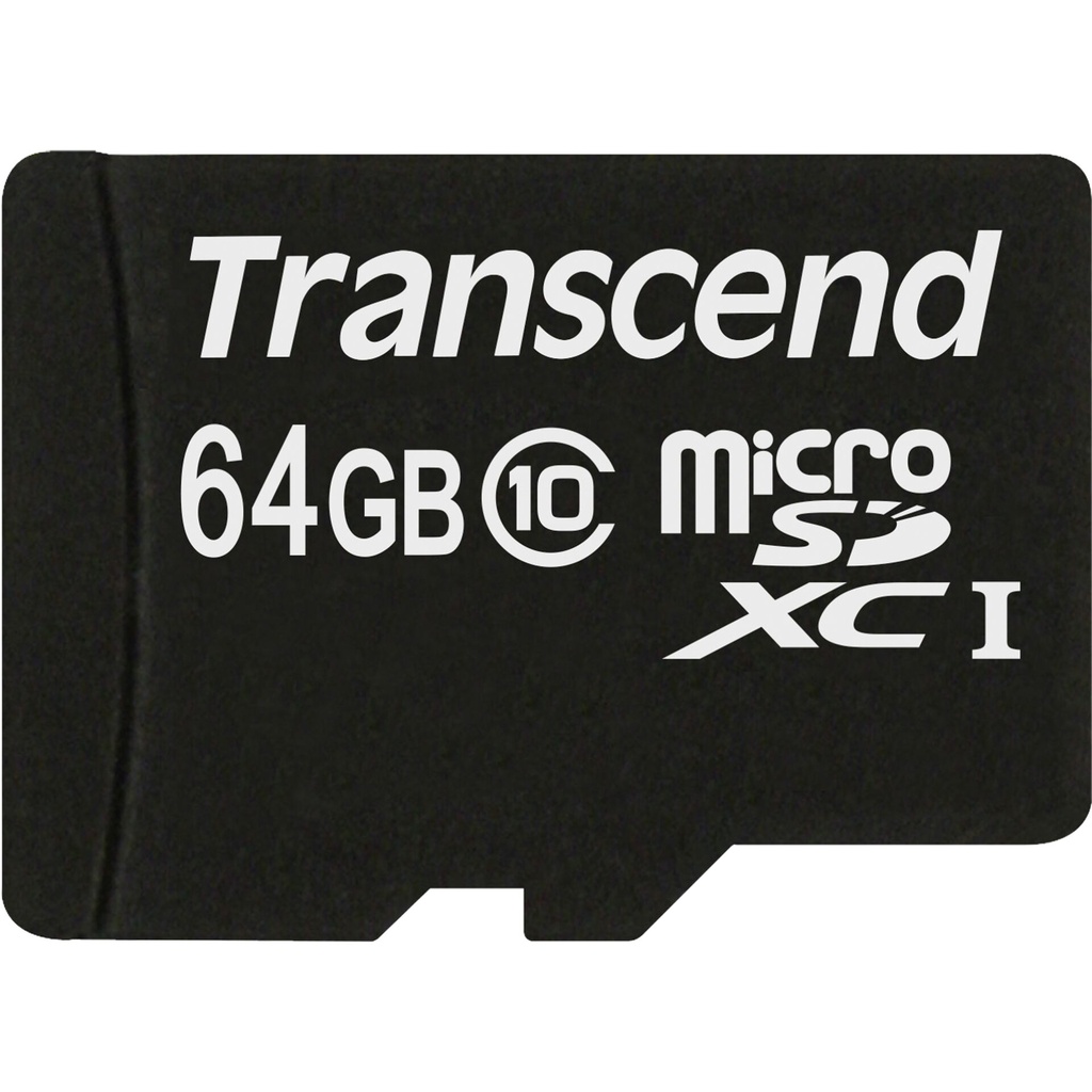 Transcend microSDXC         64GB Class 10 + SD Adapter