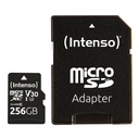 Intenso microSDXC          256GB C10 UHS-I Professional + Adapter