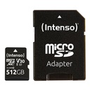 Intenso microSDXC          512GB C10 UHS-I Professional + Adapter
