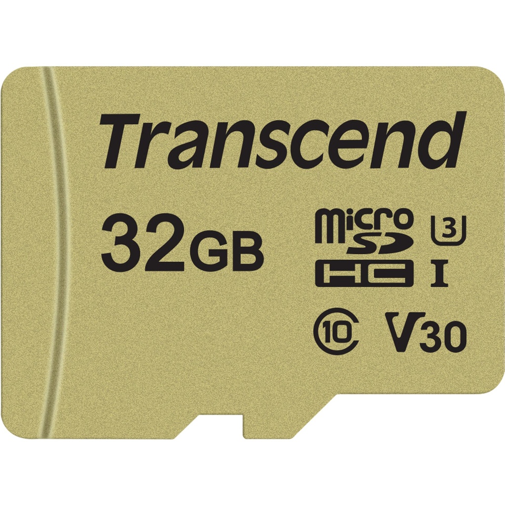Transcend microSDHC 500S    32GB Class 10 UHS-I U3 V30 + Adapter