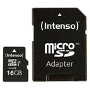 Intenso microSDHC           16GB C10 UHS-I Professional + Adapter