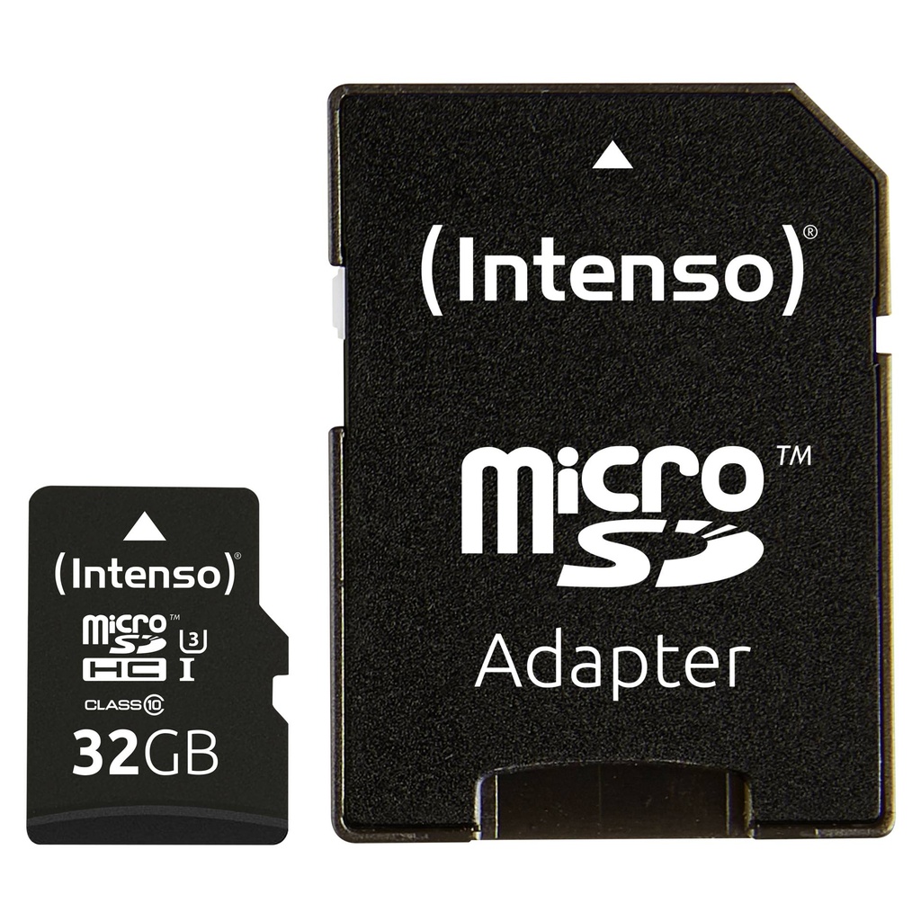 Intenso microSDHC           32GB C10 UHS-I Professional + Adapter