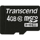 Transcend microSDHC          4GB Class 10 + SD-Adapter