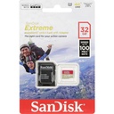 SanDisk microSDHC Action SC 32GB Extr.100MB A1 SDSQXAF-032G-GN6AA