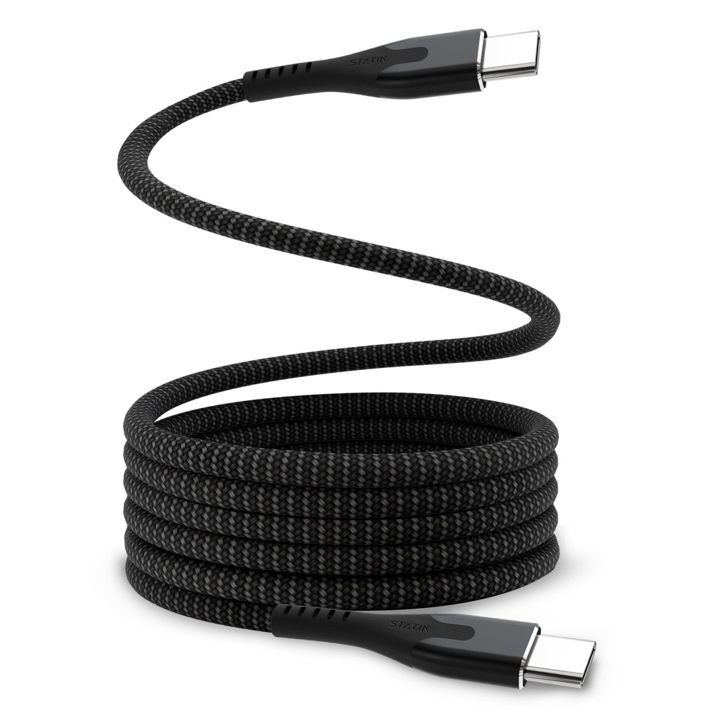 STATIK MagStack Pro tangle-free Magnetic USB-C Cable 2m