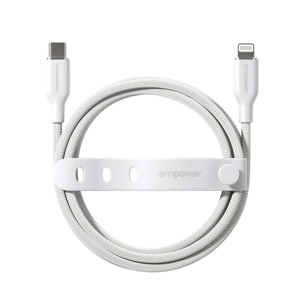 PanzerGlass empower 60W USB-C to Lightning USB 2.0 1.2m  white