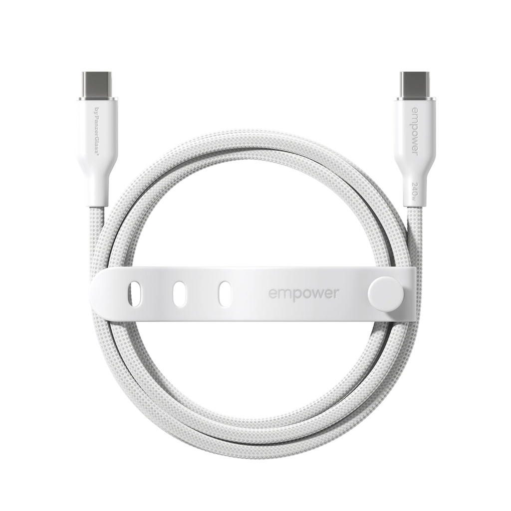 PanzerGlass empower 240W USB-C to USB-C USB 2.0 2M White