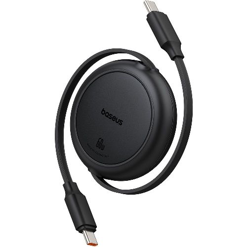 Baseus Free2Pull Mini Charging Cable USB-C USB-C 60W 1m Black