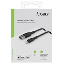 Belkin Lightning Cable 2m, PVC, black, mfi cert.