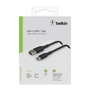 Belkin USB-C/USB-A Cable 2m braided, black CAB002bt2MBK