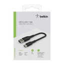 Belkin USB-C/USB-A Cable 15cm PVC, black CAB001bt0MBK