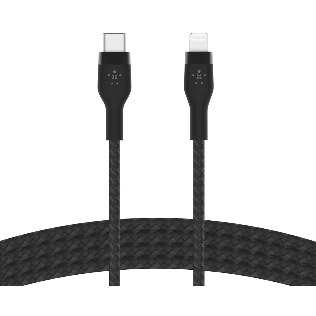 Belkin Flex Lightning/USB-C 15W 2m mfi. cert. black CAA011bt2MBK